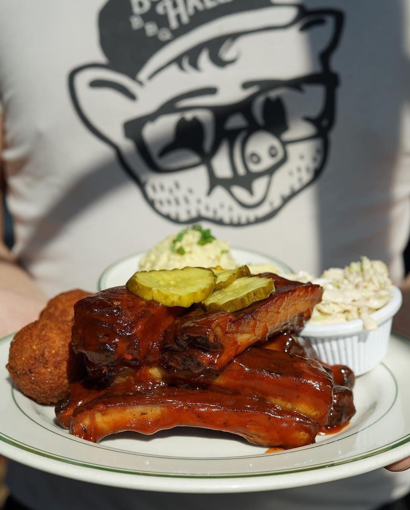Friendly reminder, tomorrow is our last day of service for a few weeks while we put the finishing touches on a brand new menu + lots more exciting things. We will be slinging Ribs and Smoked Pulled Chicken sammies all day long, so come see us to get all of your Buxton needs. 🐷 🐔 #bbqallday